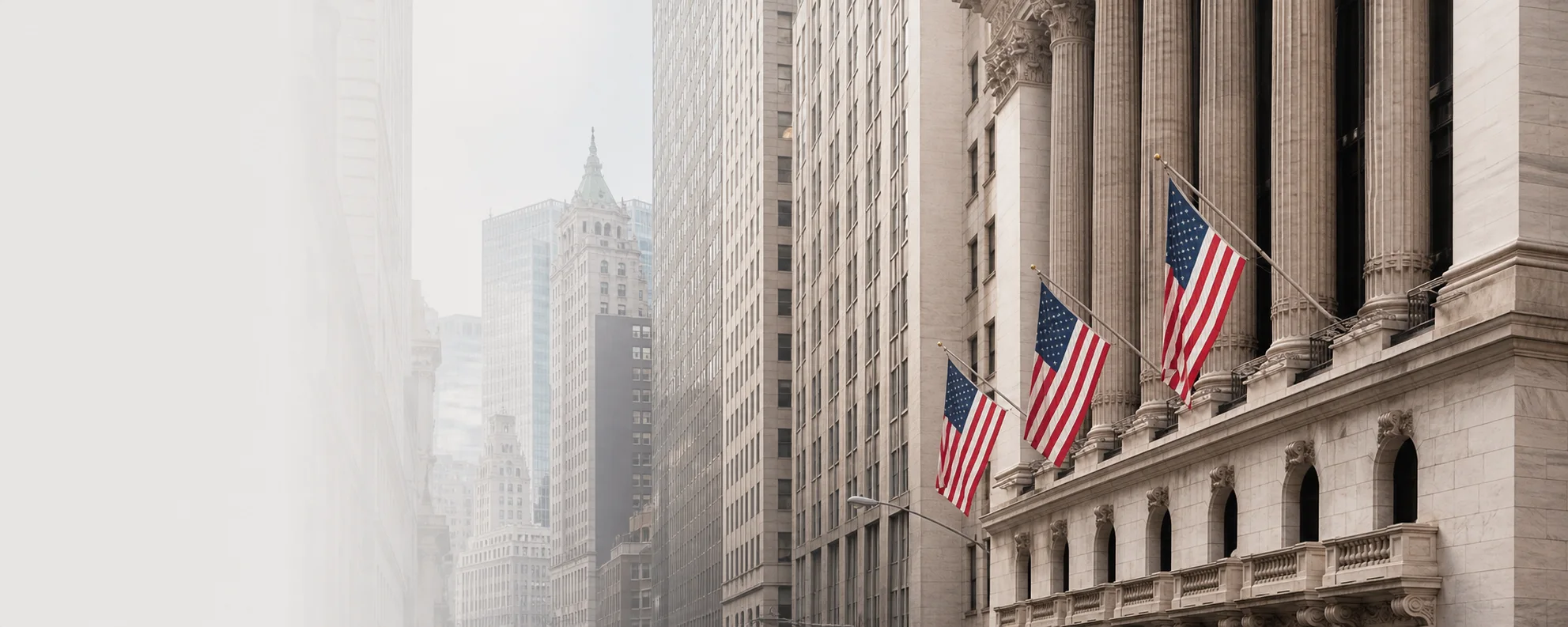 The New York Stock Exchange on Wall Street